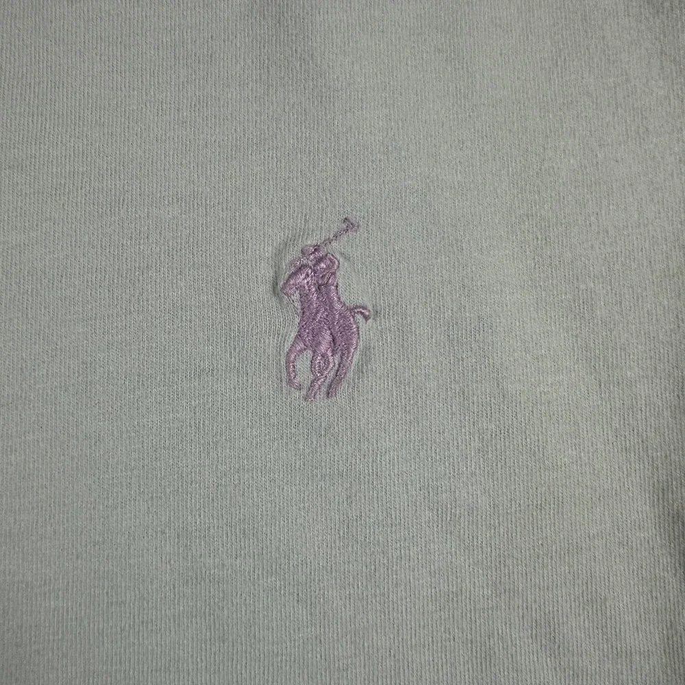 Polo Ralph Lauren Shirt Mens Large Green Tagless Crewneck Pony Logo Cotton Tee